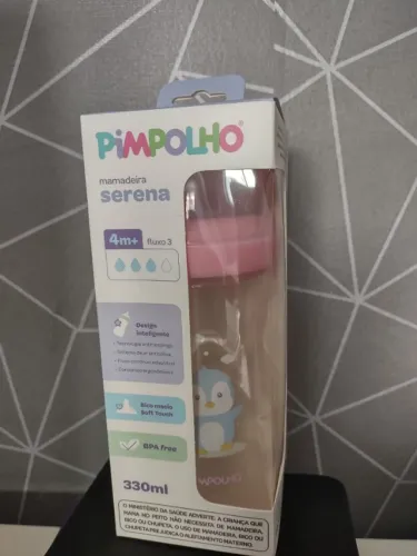 Mamadeira Bebe Anticolica Serena 330ml Pimpolho