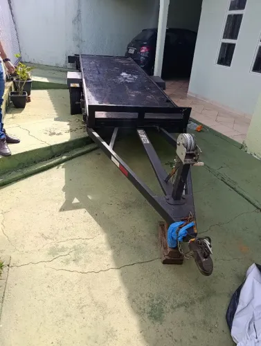 Carretinha reboque prancha reforçada