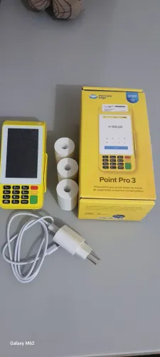 Maquininha Point pro 3 nova 120,00.