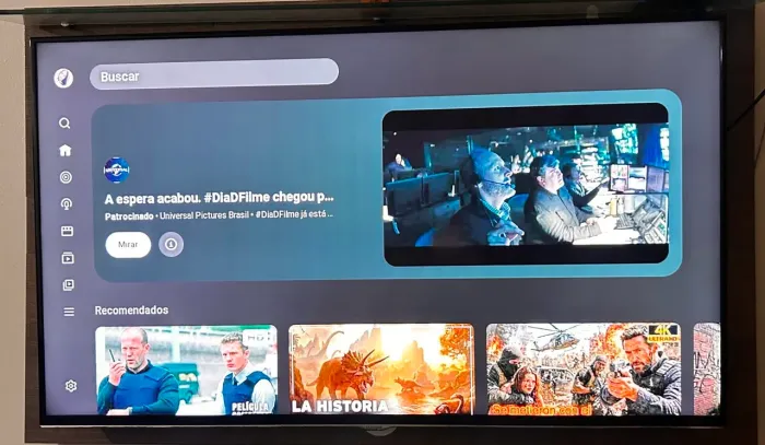 Vende-se tv Samsung smart com controle inclusive