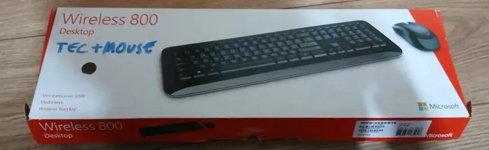 kit teclado e mouse microsoft wireless 800