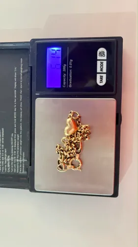 Ouro 17,58g R$ 530,00 o grama.
