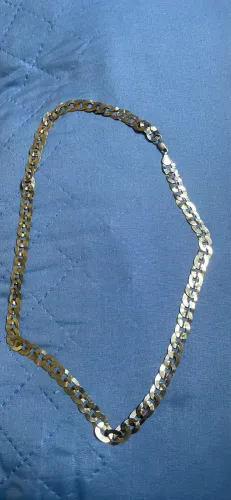 cordão de prata 925 escamado. 54cm