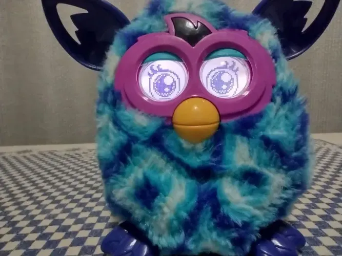 Furby Boom Azul Original Hasbro 2013 Interativo Eletrônico Colecionável Funcionando Raro