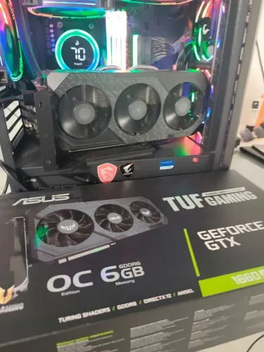 Placa de video Gtx 1660 Super 3 fans Asus tuf Gamming