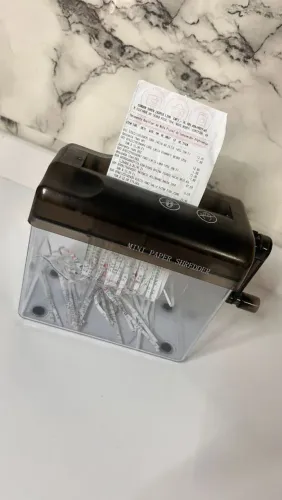 Triturador de Papel Portátil Pequeno R$:50 Reais
