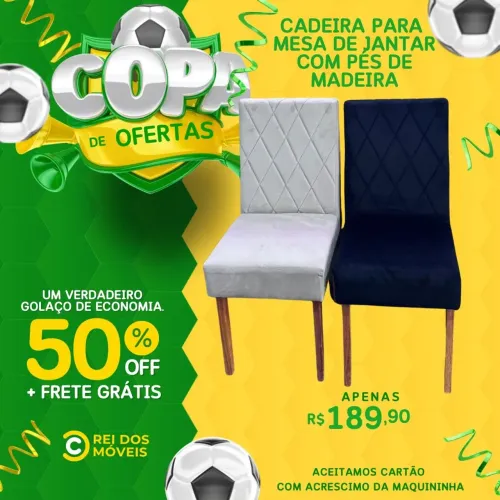 Cadeira para mesa de jantar a pronta entrega