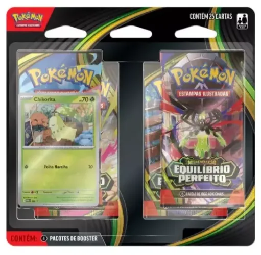 Pokémon TCG Blister Quádruplo ME03 Equilíbrio Perfeito - Original Copag