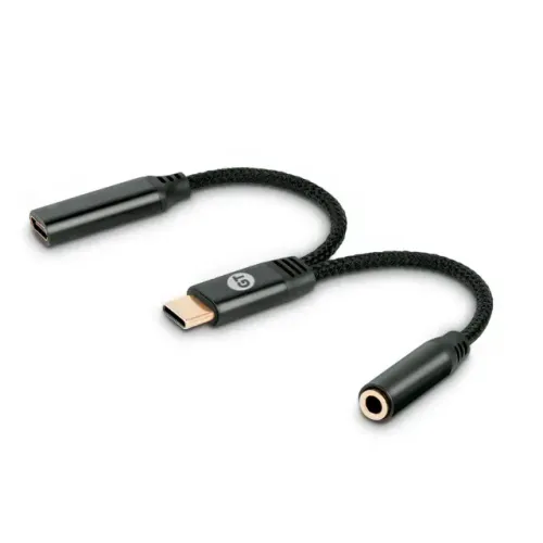 Cabo Adaptador USB-C para P3 e USB-C Goldentec Frete Grátis
