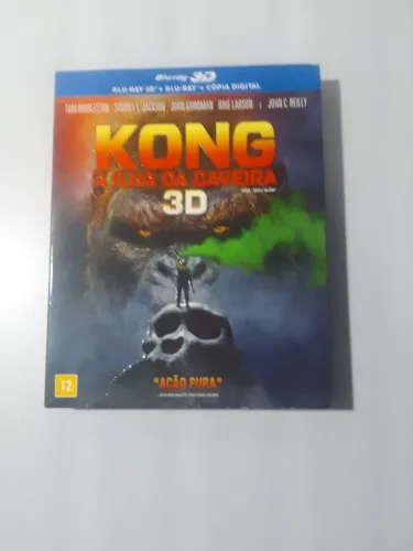 Blu-Ray 3D Kong A Ilha da Caveira