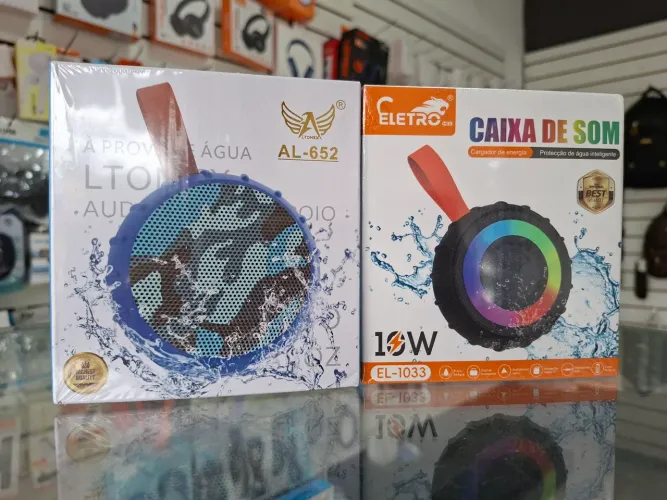 Caixa de som Bluetooth a prova dgua - entrega em slz e região 