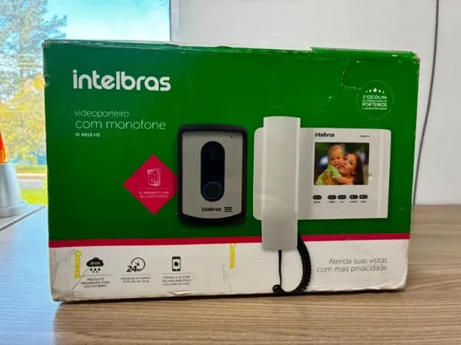 Videoporteiro Residencial Iv 4010 Hs Branco Intelbras Novo