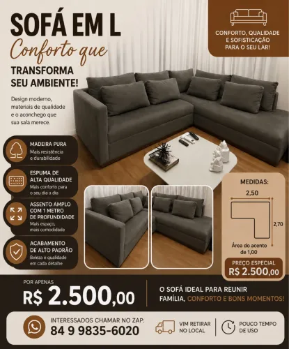 Sofá da B&S em L