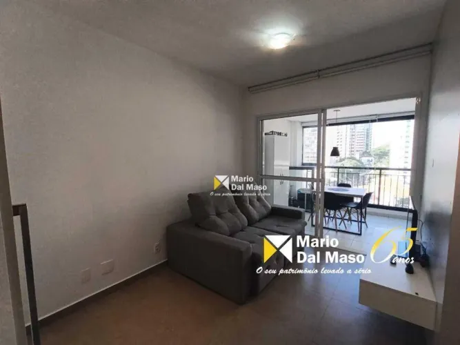 Apartamento com 1 dormitório para alugar, 37 m² por R$ 4.545,58/mês - Vila Cordeiro - São 