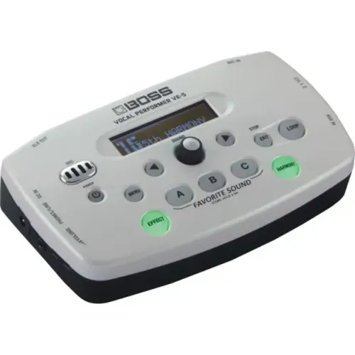 Processador efeitos Voz Boss Vocal VE-5 ve5 ve 5 Branco