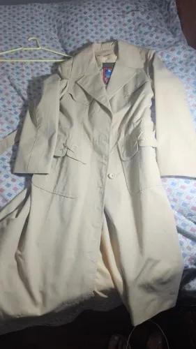 Sobretudo forrado feminino impermeável Tamanho P