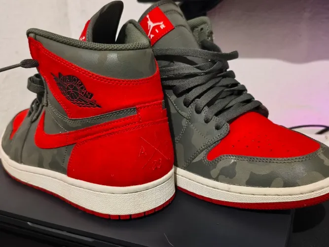 Air Jordan 1 Red Camo