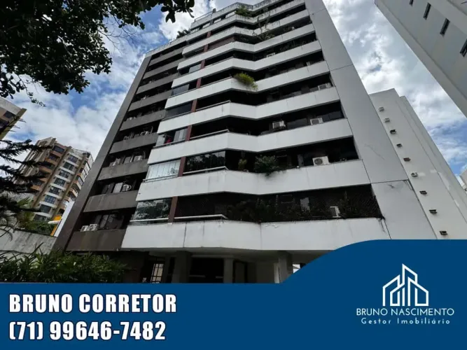APARTAMENTO 3/4 1 SUÍTE 135M² SEMI DECORADO MOBILIADO PITUBA