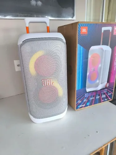 Caixa De Som JBL Partybox Stage 320 Branca