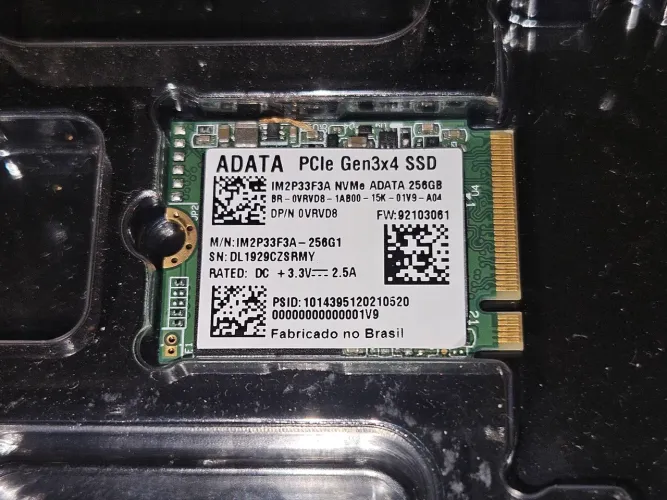 SSD ADATA 256GB M.2 NVMe - IM2P33F3A (100% Saudável / Testado)
