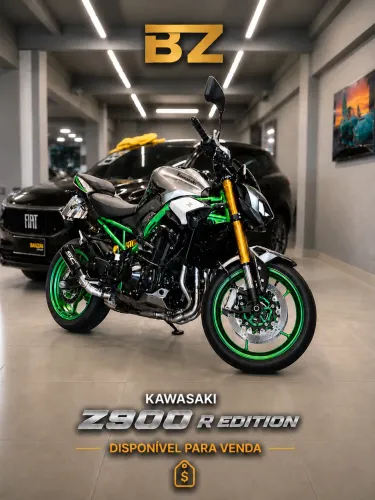 KAWASAKI Z900 R EDITION - Baixo Km - Impecável 