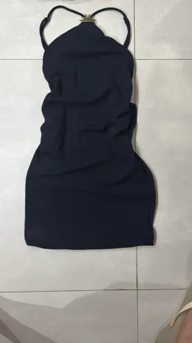 vestido farm preto