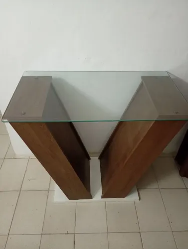 Mesa de vidro buffet
