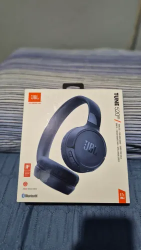 Headphone Sem Fio JBL Tune 520BT - Azul (Seminovo, 1 Mês de Uso!)