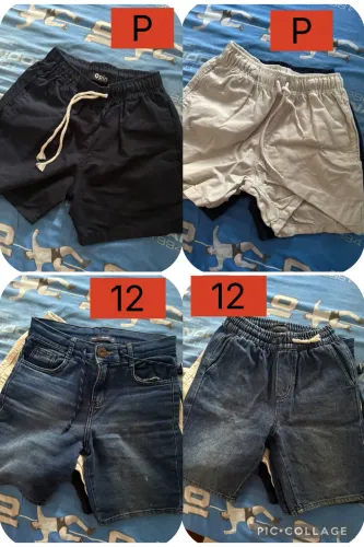 Bermudas 10/12 anos 