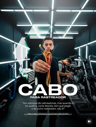 Cabo 4 vias / rastreador J16