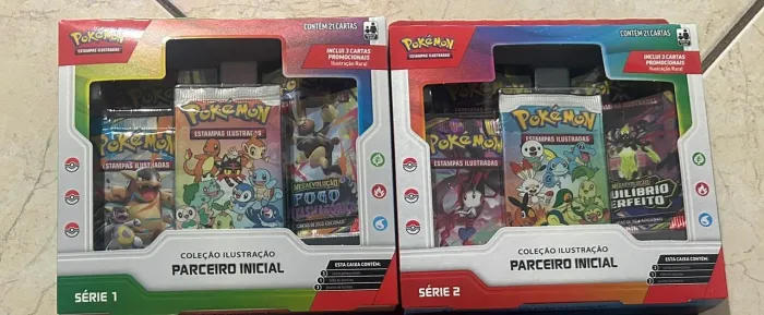 Box Parceiro Inicial 1 e 2 Pokémon TCG Copag