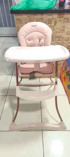 Cadeirinha alimentação Burigotto rosa
