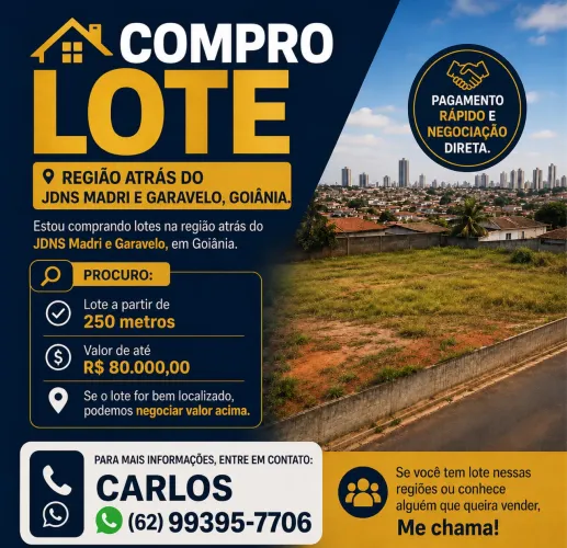 ?COMPRO LOTE A VISTA NO PIX?