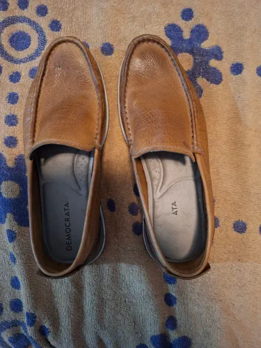 Mocassim em couro Democrata