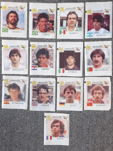 Figurinhas da Copa de 1986  