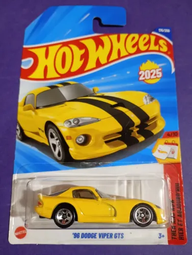 Hot Wheels - Dodge Viper GTS 96 (amarelo)