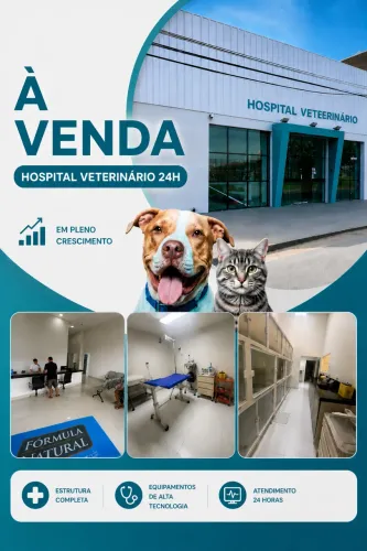 HOSPITAL VETERINÁRIO À VENDA - OPORTUNIDADE