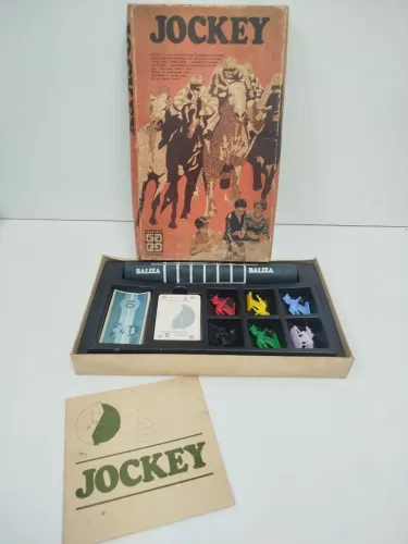 Antigo jogo jockey Grow completo e raro 1970