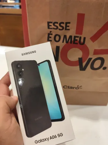 Samsung A06 128G lacrado com nota