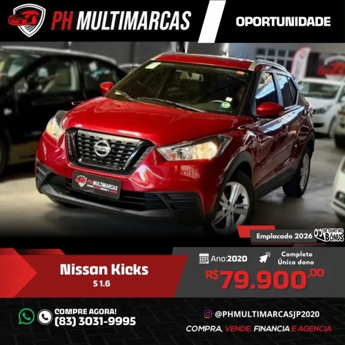 Nissan Kicks S 1.6 16V Flex 5P Aut. 2020