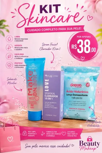 Kit de cuidados com a pele