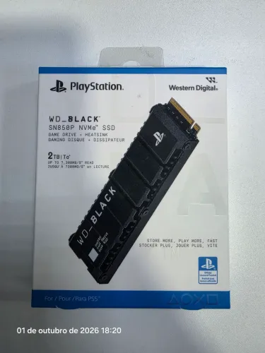 SSD Western Digital PS5 2tb semi novo