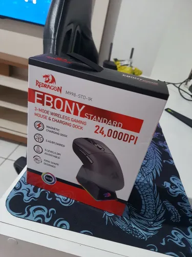 Mouse Gamer Redragon Ebony 24.000DPI