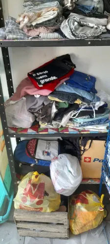 Roupas para doação 