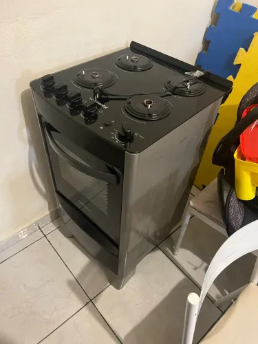 Fogão Continental 4 Bocas com Mesa de Vidro Temperado (Estilo Cooktop) - Lindo Estado!
