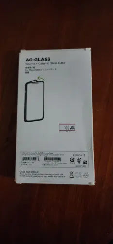 Case de proteção para IPhone 11 AG-GLASS<br>Silicone + Ceramic Glass Case