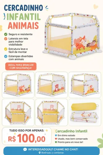 Vendo cercadinho infantil