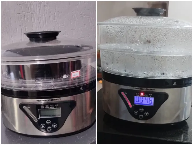 Panela a vapor Digital Hamilton Beach