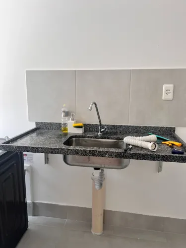 Bancada granito Cinza Corumbá
