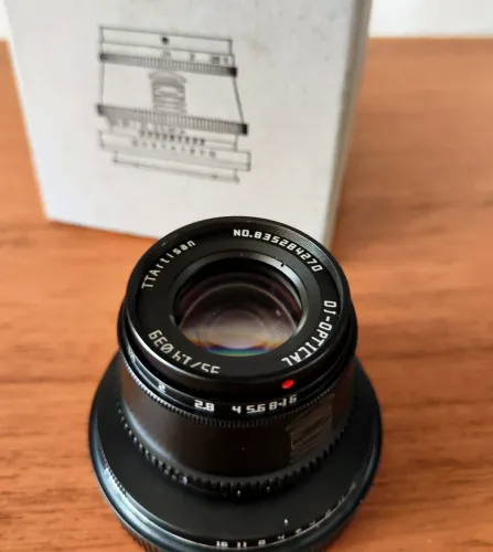 Lente Canon RF ttartisan 35mm f1.4 manual